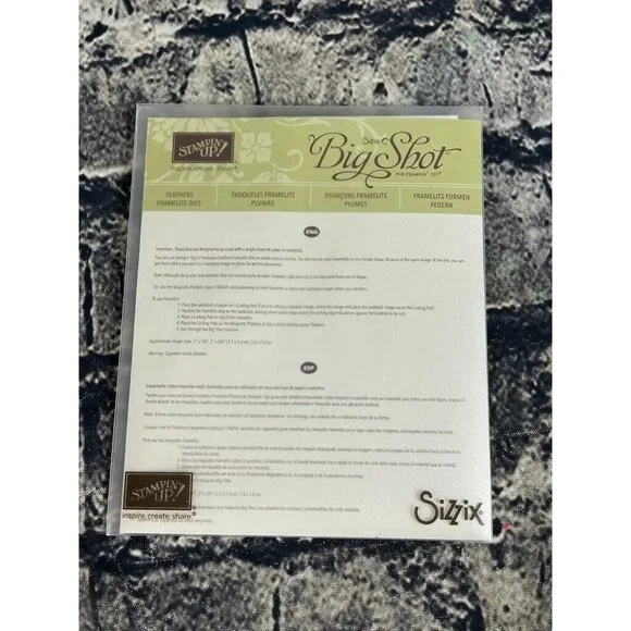 Stampin Up FOUR FEATHERS Stamp Set & FEATHERS Die Set - Picture 11 of 15